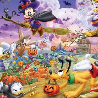 Halloween cute Disney wallpaper