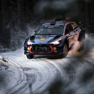 Rally snow wallpaper