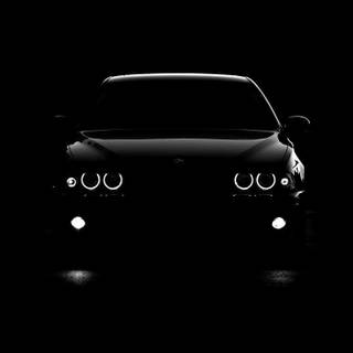 BMW headlight 4k wallpaper