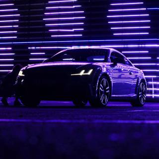 Car night 4k wallpaper