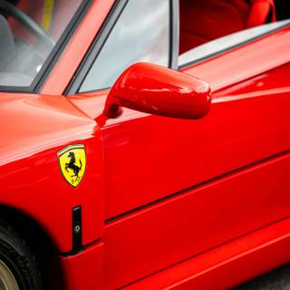 Red car phone 4k wallpaper