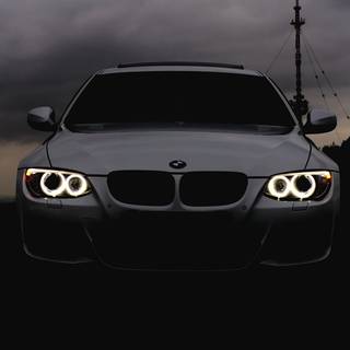 BMW headlight 4k wallpaper