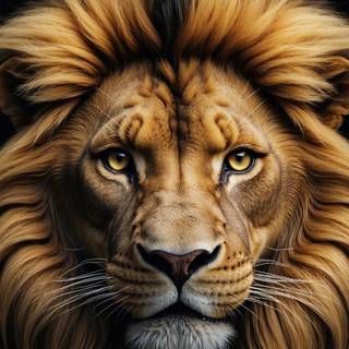 Cool lion 4k wallpaper