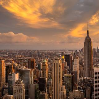 4k New York sunset wallpaper