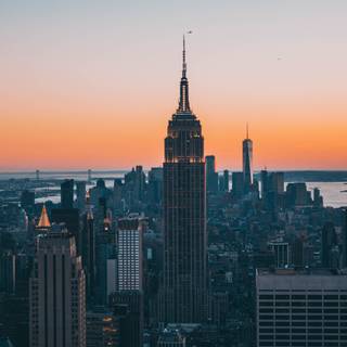 4k New York sunset wallpaper