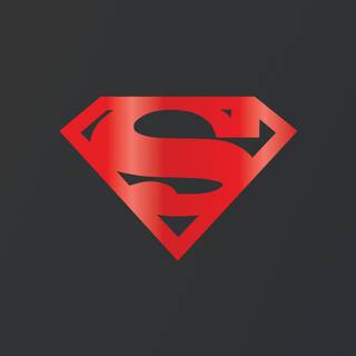 Superman 4k logo wallpaper