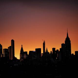4k New York sunset wallpaper