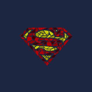 Superman 4k logo wallpaper