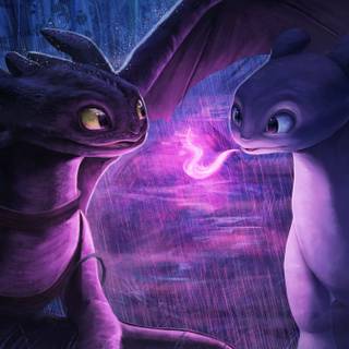 Night Fury phone wallpaper