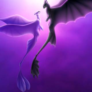 Night Fury phone wallpaper