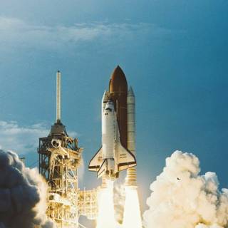 Space shuttle iPhone wallpaper