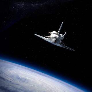 Space shuttle iPhone wallpaper