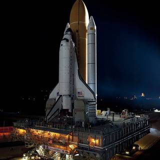 Space shuttle iPhone wallpaper