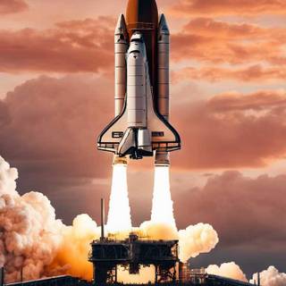 Space shuttle iPhone wallpaper
