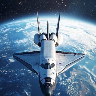 Space shuttle iPhone wallpaper