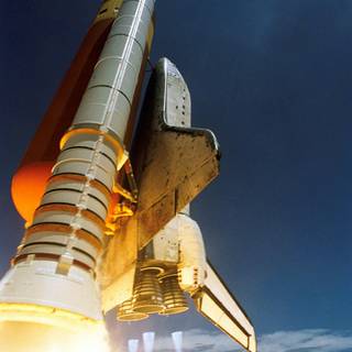 Space shuttle iPhone wallpaper