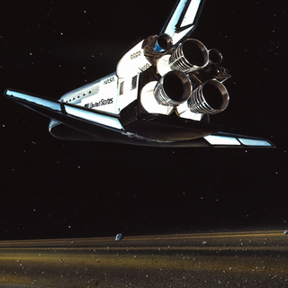 Space shuttle iPhone wallpaper