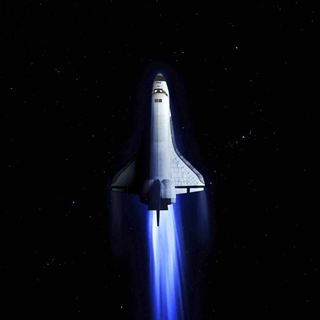 Space shuttle iPhone wallpaper