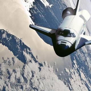 Space shuttle iPhone wallpaper