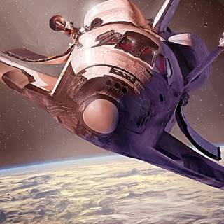 Space shuttle iPhone wallpaper