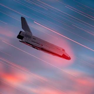 Space shuttle iPhone wallpaper