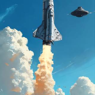 Space shuttle iPhone wallpaper