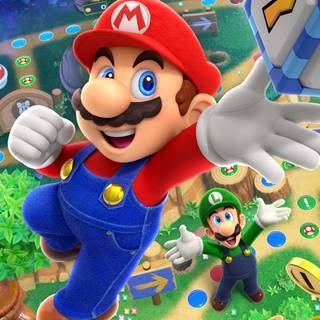 Mario and Luigi iPhone wallpaper