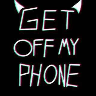 Phone distraction wallpaper