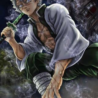 Sanemi iPhone wallpaper