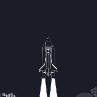 Space shuttle iPhone wallpaper