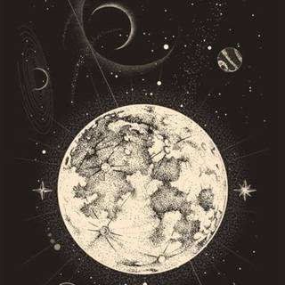 Moon aesthetic iPhone wallpaper