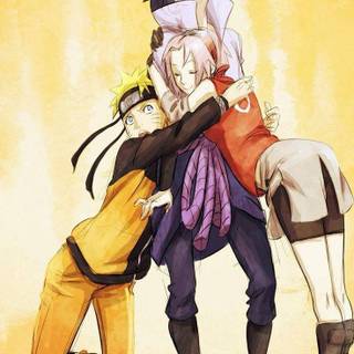 Cute Naruto iPhone wallpaper