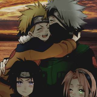 Cute Naruto iPhone wallpaper