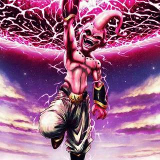 Kid Buu phone wallpaper