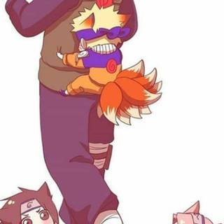 Cute Naruto iPhone wallpaper