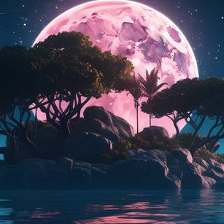 Moon aesthetic iPhone wallpaper