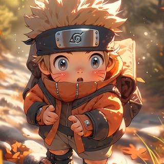 Cute Naruto iPhone wallpaper
