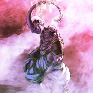 Kid Buu phone wallpaper