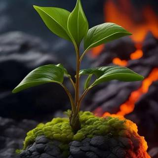 iPhone glowing wallpaper