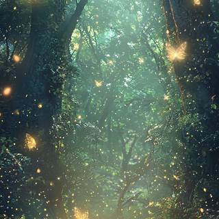 iPhone glowing wallpaper