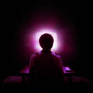 iPhone glowing wallpaper