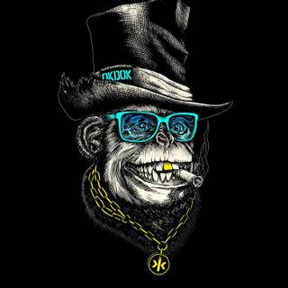 iPhone monkey wallpaper