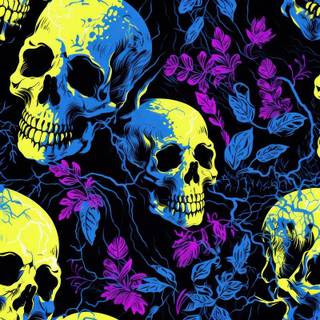 iPhone glowing wallpaper