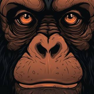iPhone monkey wallpaper