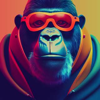 iPhone monkey wallpaper