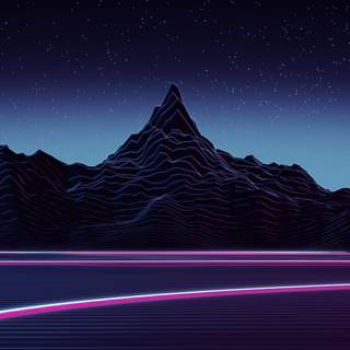 iPhone glowing wallpaper