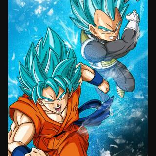 Goku Vegeta iPhone wallpaper