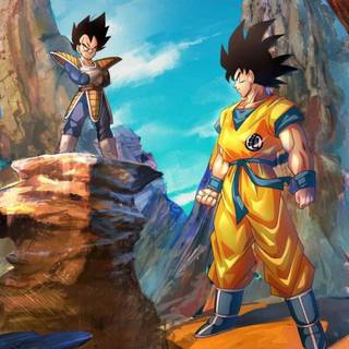 Goku Vegeta iPhone wallpaper
