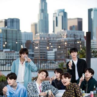 BTS group iPhone wallpaper