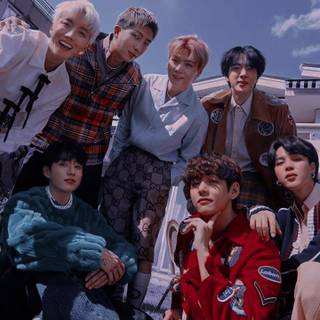 BTS group iPhone wallpaper